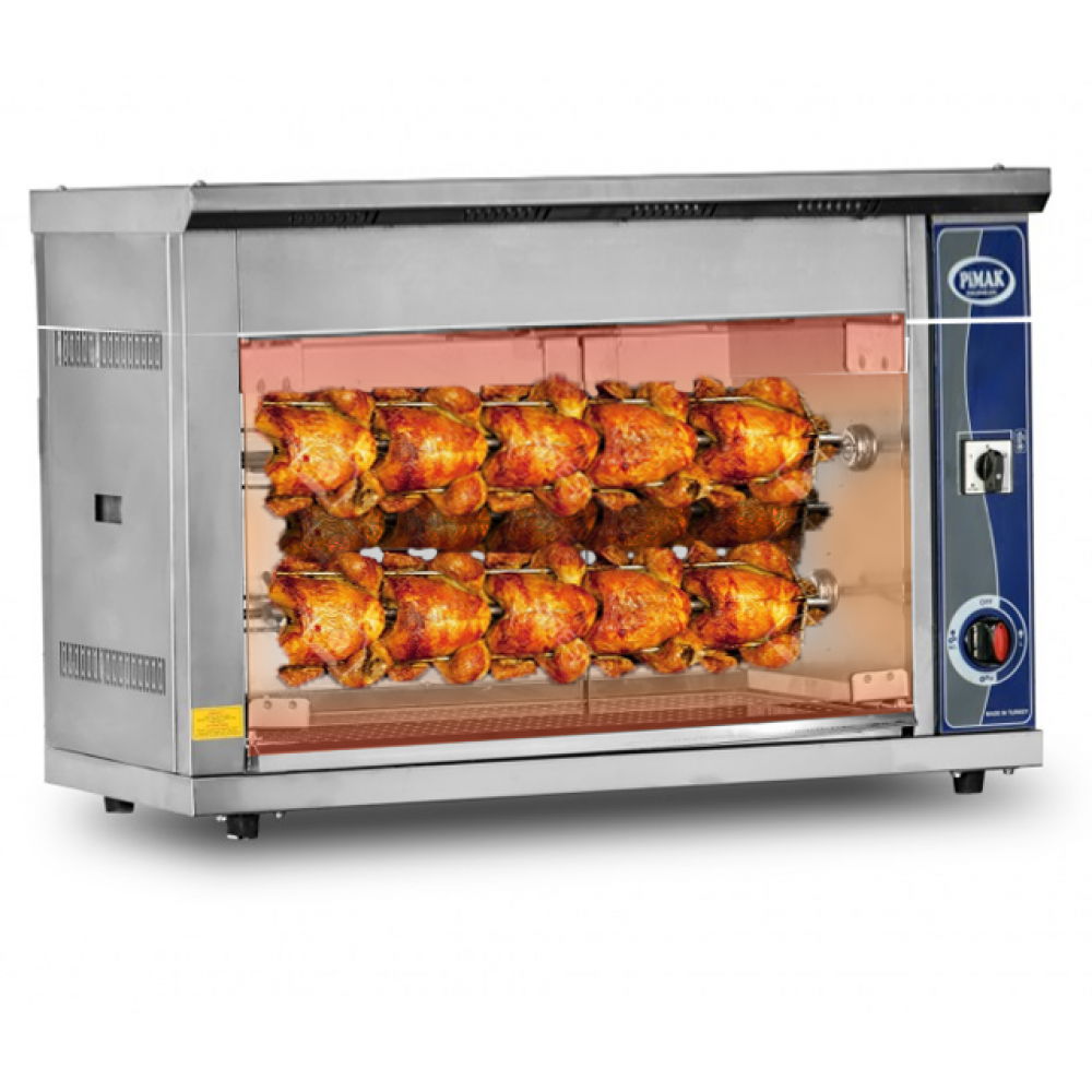Chicken Rotisserie 15 Chicken Capacity Vertical Size